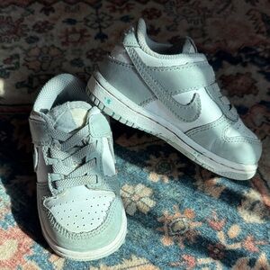 Toddler no tie Nike dunks size 6C